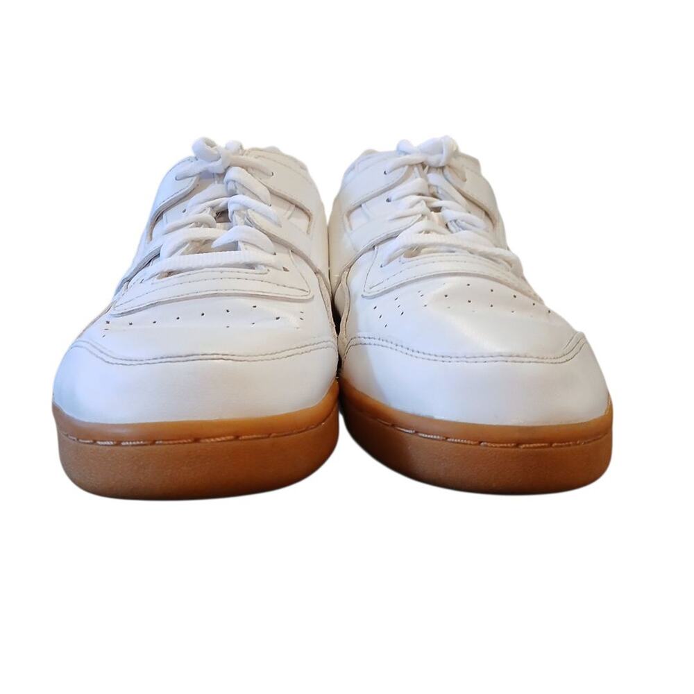 Reebok Workout Plus Full Grain Leather Men's Sneakers White Gum US Sz 10.5 READ - Picture 5 of 15